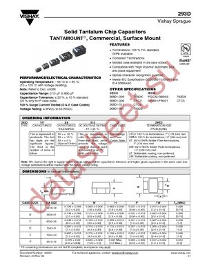 293D106X9035C2TE3 datasheet  